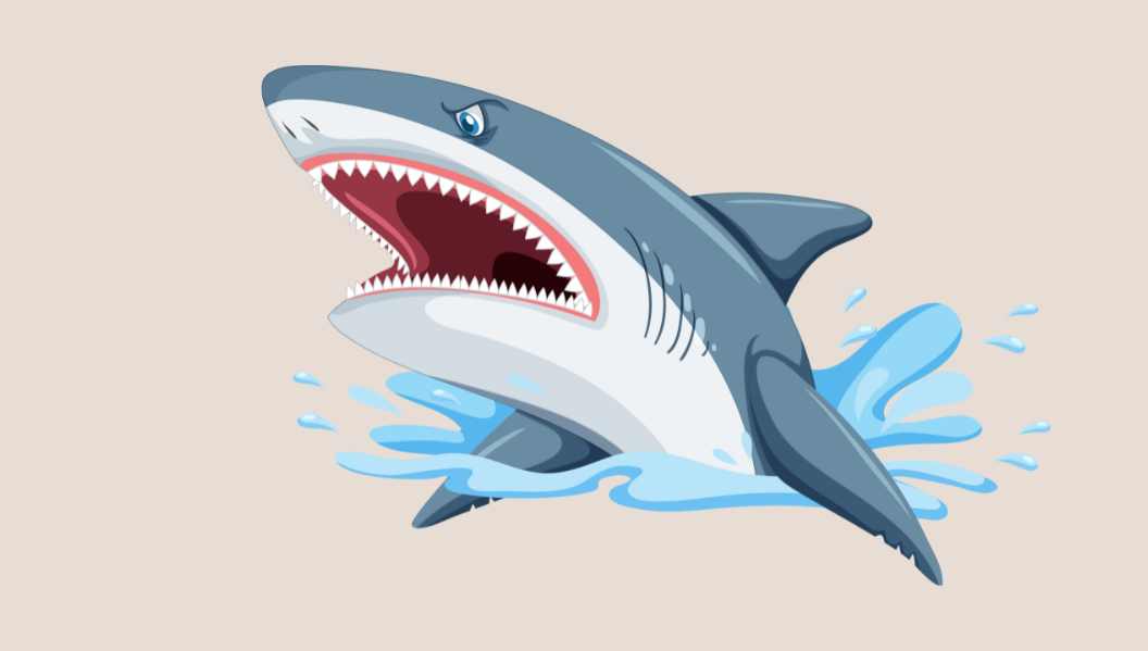 Can a great white shark bite a human in half
