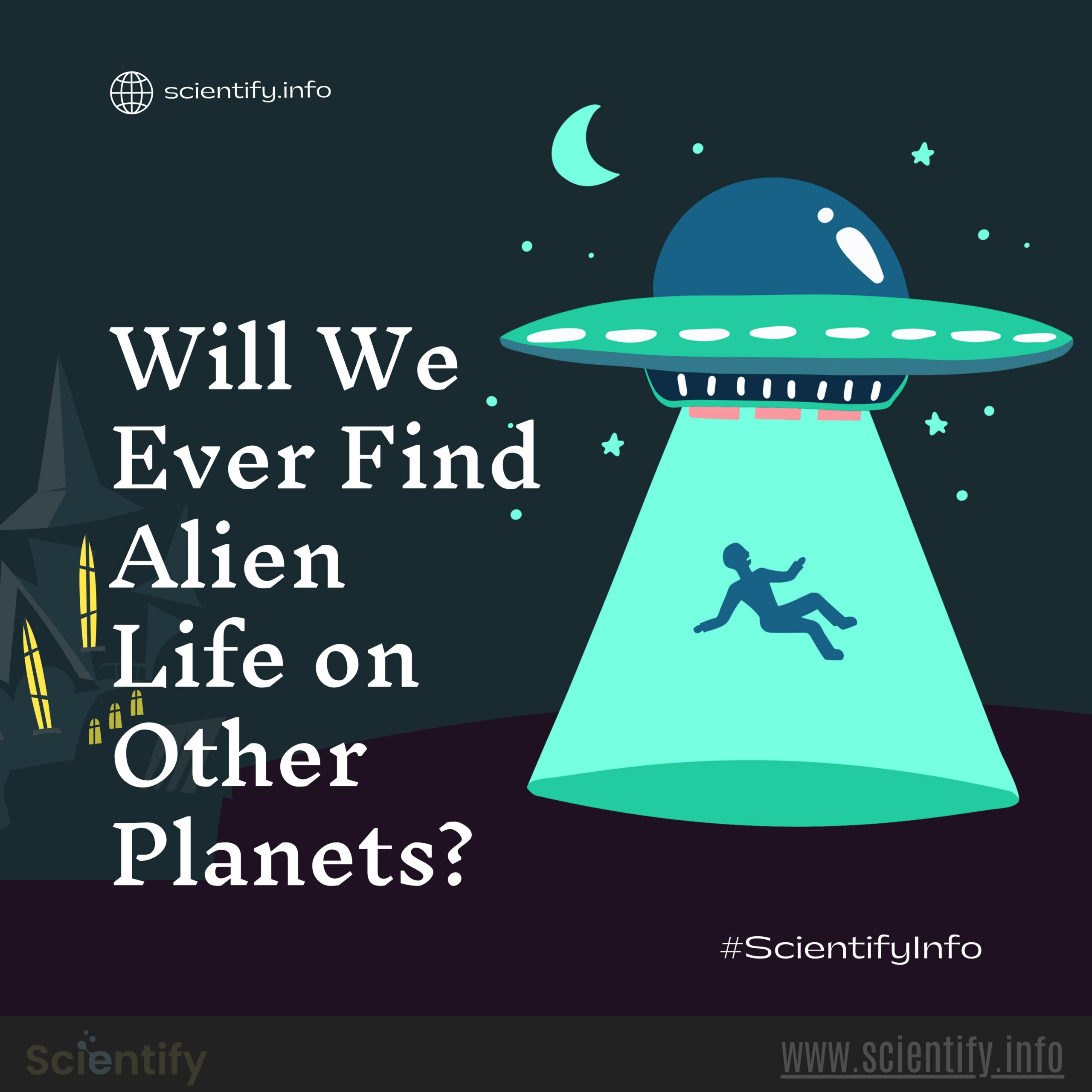 Image showing a UFO graphics with the title involving alien