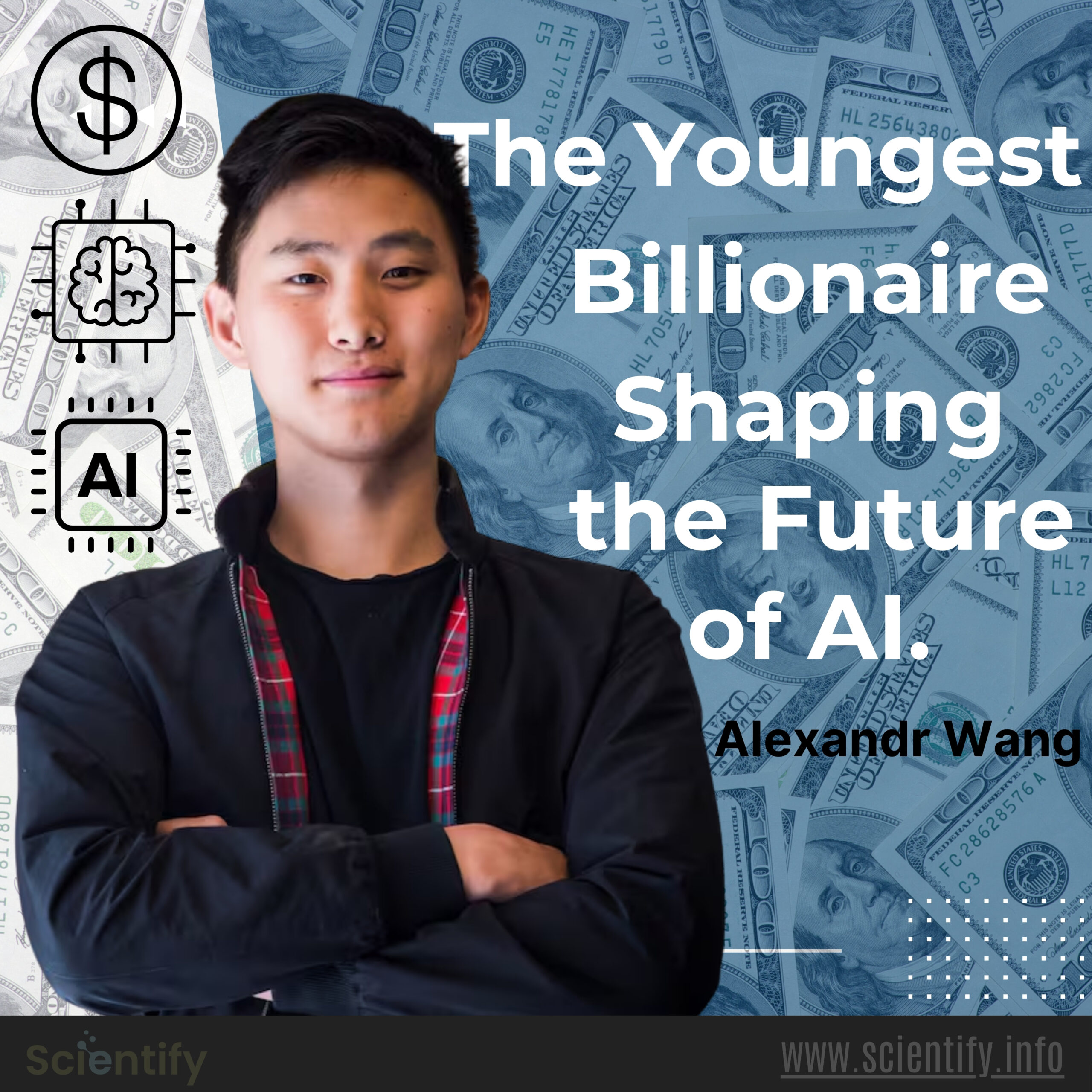 Image showing Alexandr Wang and title of the article.