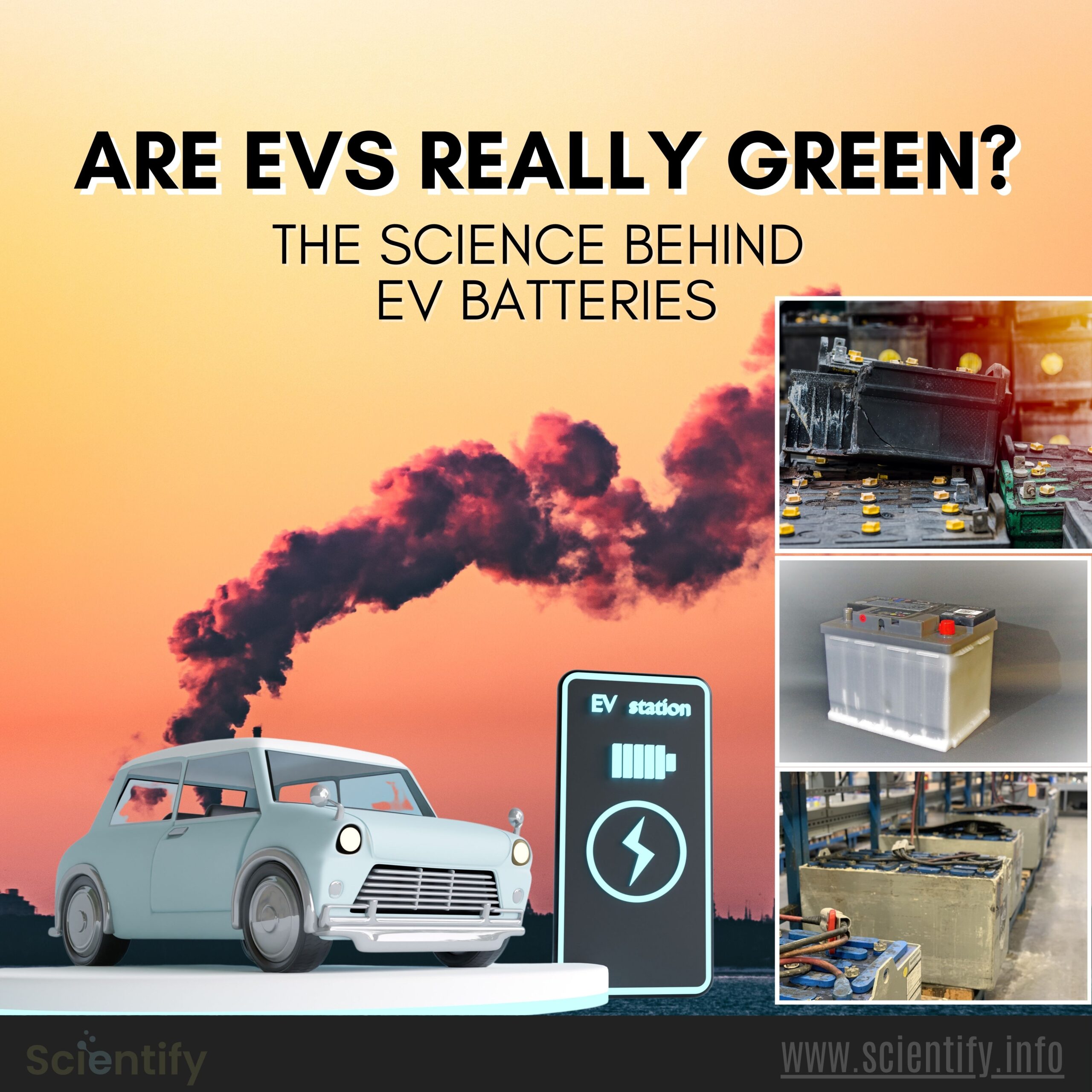 Image showing EV with the Electric Vehicle Batteries.